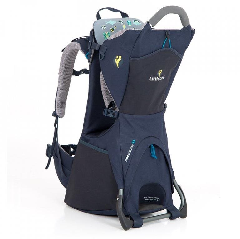 LittleLife Adventurer S3 Child Carrier, navy Gyerekhordó hátizsák