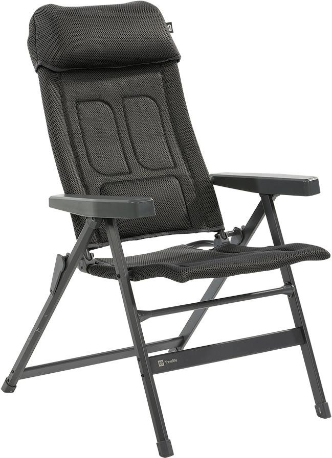Travellife Lucca standenstoel comfort deep grey Kemping fotel