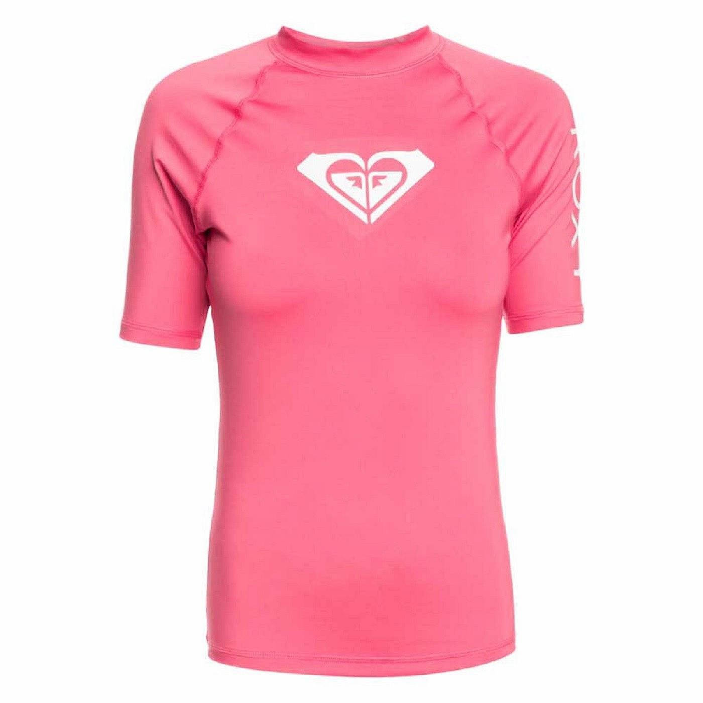 Roxy Dámské lycrové triko Shocking Pink kr.ruk. XL Lycrové oblečení