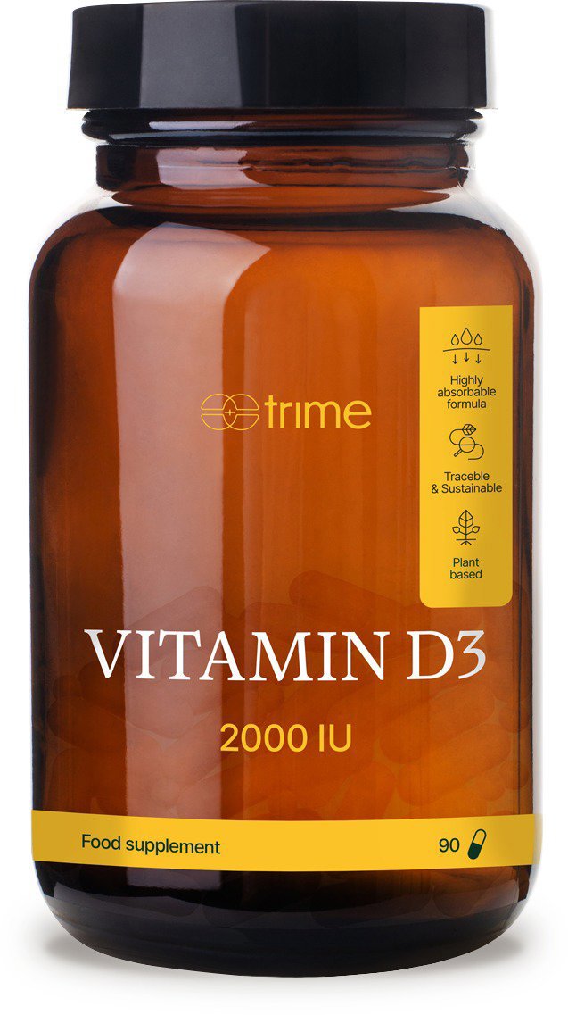 Trime D3 1000IU, plant-based, 90 kapsúl Vitamín D