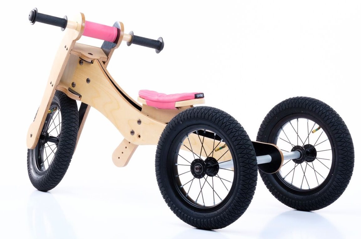 Trybike 4 v 1 ružové Športové odrážadlo
