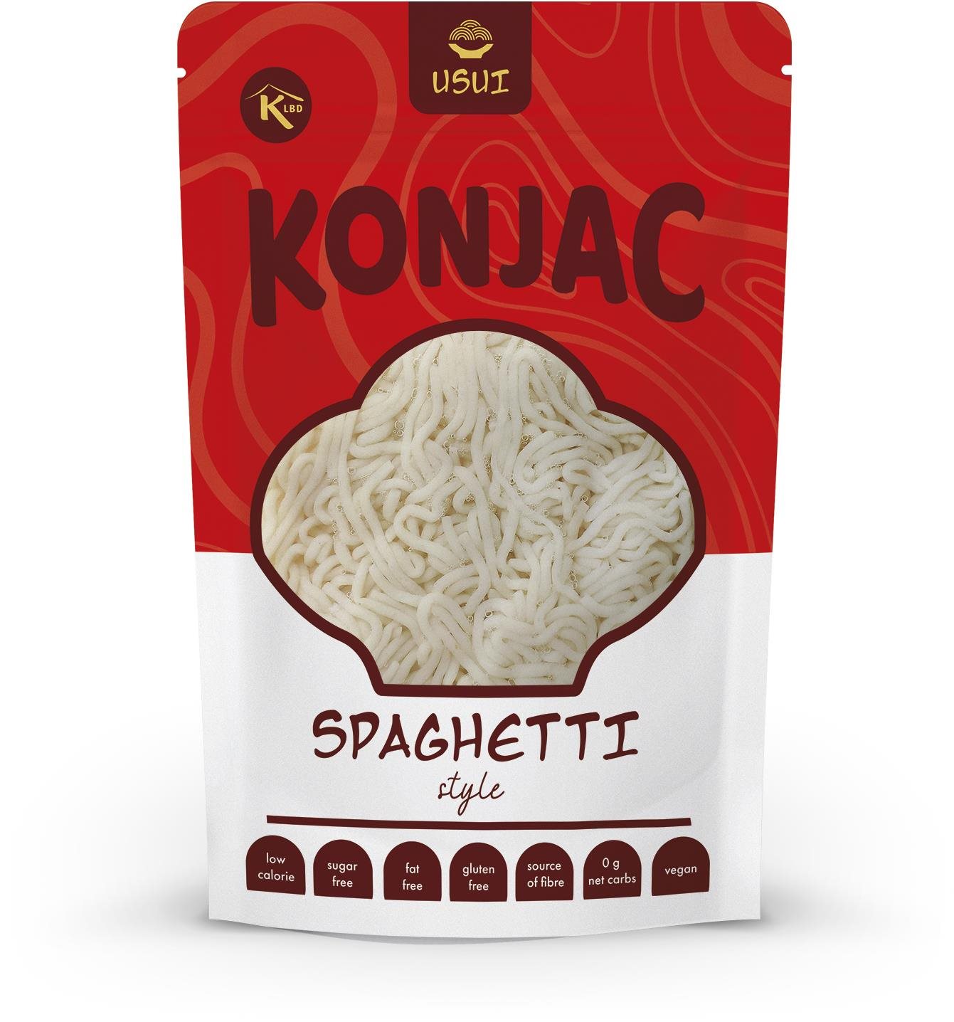 USUI konjac spagetti lében - 270g Tészta