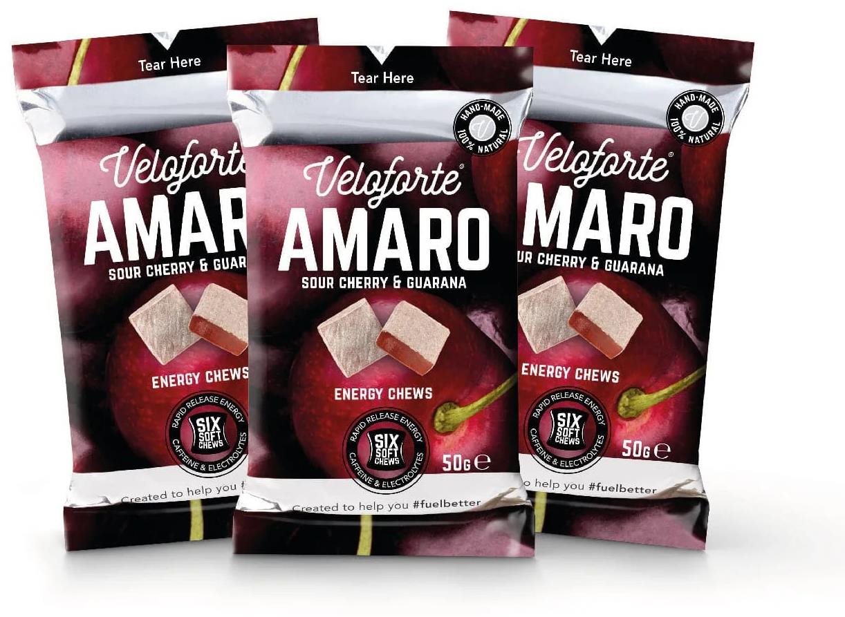 Veloforte Energetické bonbóny Amaro Energy, 50 g Energetické tablety
