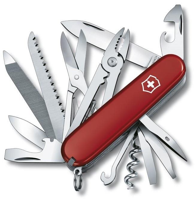 VICTORINOX Vreckový nôž HANDYMAN červený Nôž