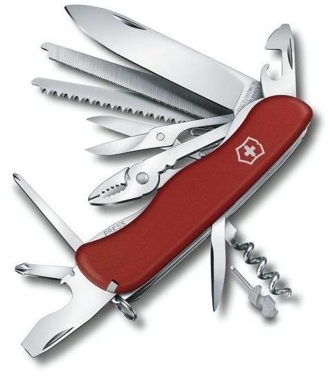 VICTORINOX Vreckový nôž WORKCHAMP červený Nôž