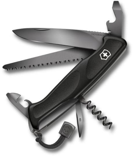 VICTORINOX Vreckový nôž RANGER GRIP 55 ONYX BLACK Nôž