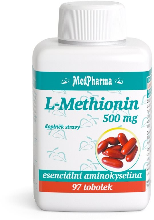 MedPharma L-Methionin 500 mg, 97 tobolek Doplněk stravy