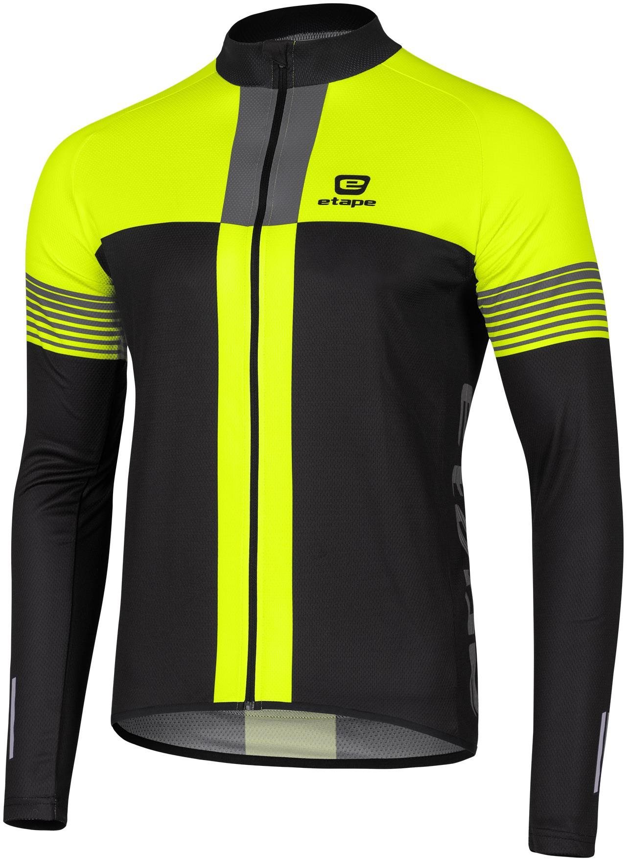 Etape Comfort Čierna/Žltá Fluo XL Cyklodres