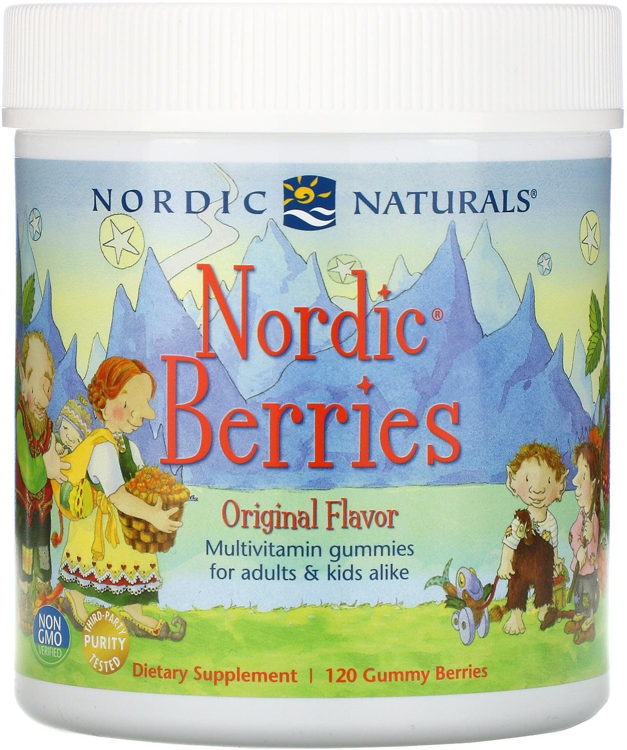 Nordic Naturals Multivitamin pro Děti, Sladkokyselé, 120 gumových...