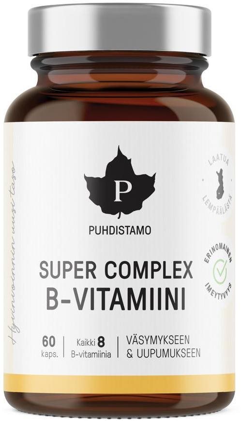 Puhdistamo Super Vitamin B Complex 60 kapslí B komplex