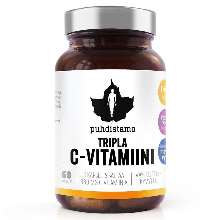 Puhdistamo Triple Vitamin C 60 kapslí Vitamíny