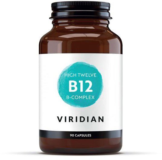 Viridian B-Complex B12 High Twelwe® 90 kapslí B komplex