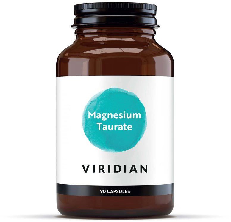 Viridian Magnesium Taurate 90 kapslí Hořčík