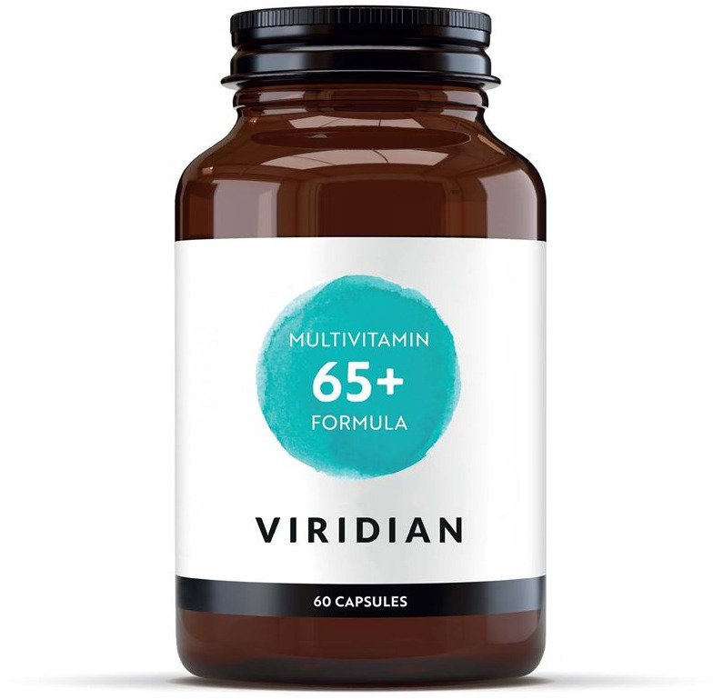 Viridian 65+ Multi 60 kapslí  Multivitamín