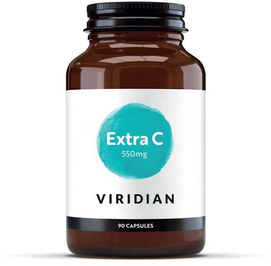 Viridian Extra C 550mg 90 kapslí Vitamín C