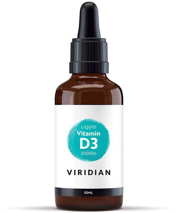 Viridian Liquid Vitamin D3 2000iu 50 ml Vitamín D