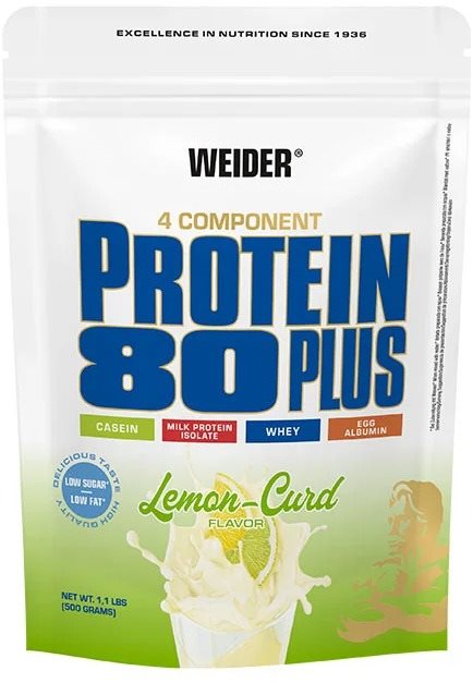Weider Protein 80 Plus 500g, lemon-curd Protein