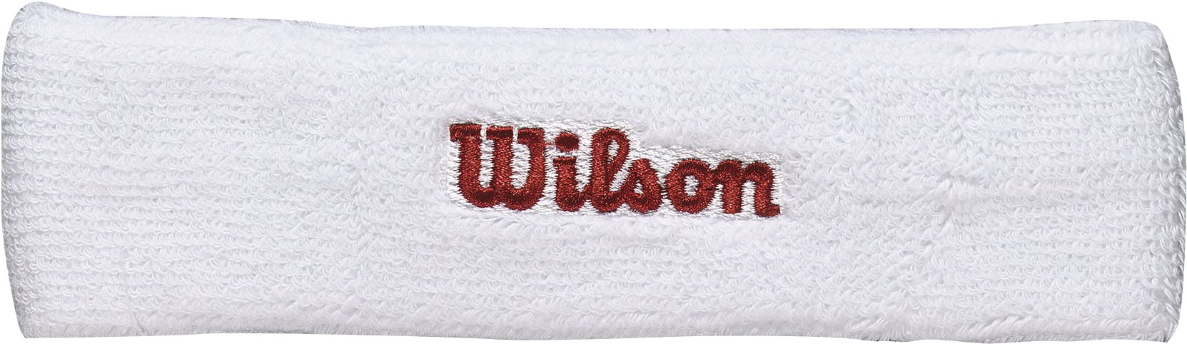 Wilson headband biela/červená veľ. UNI Športová čelenka