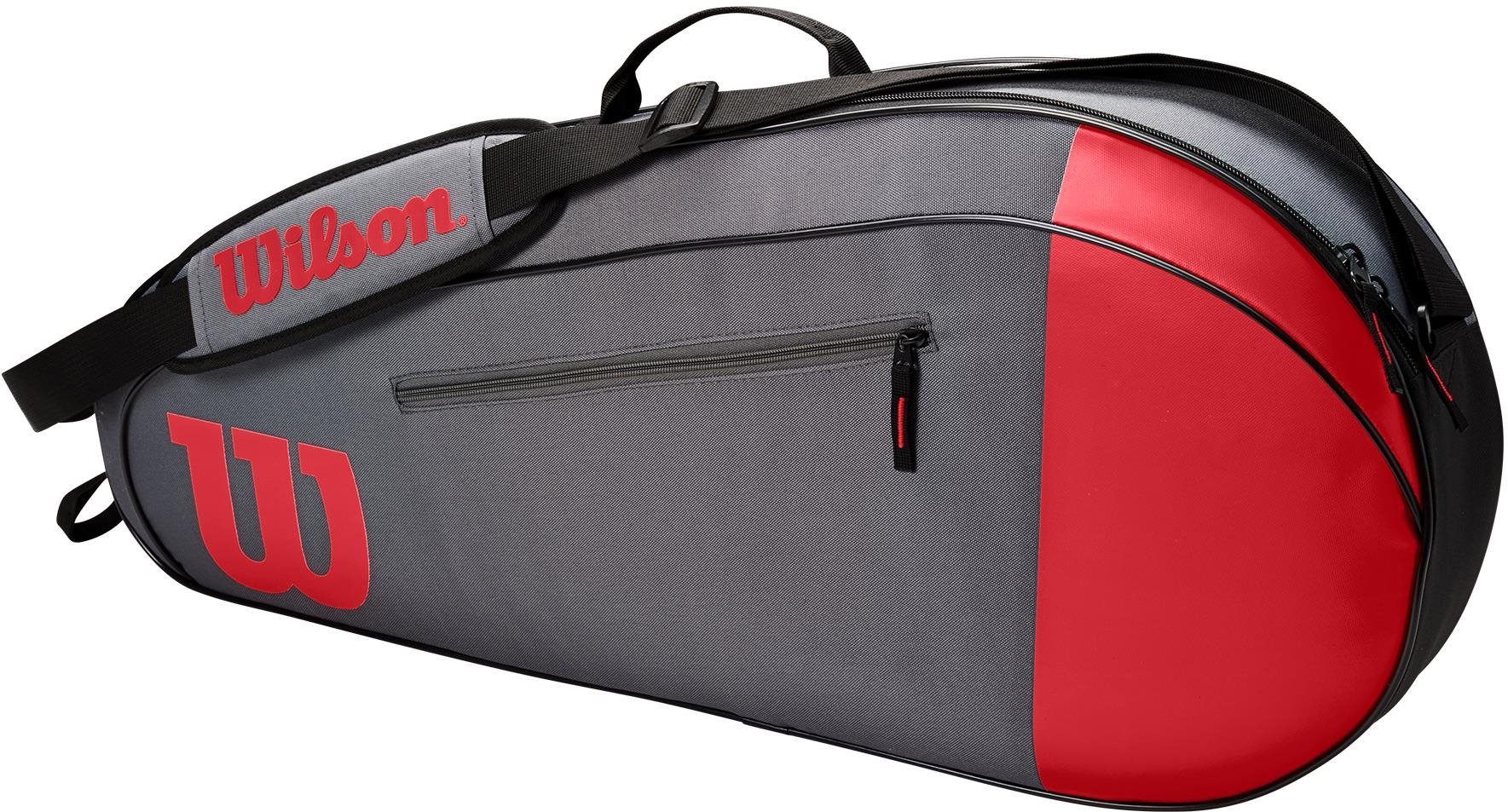 Wilson Team 3PK Red/Gray Športová taška