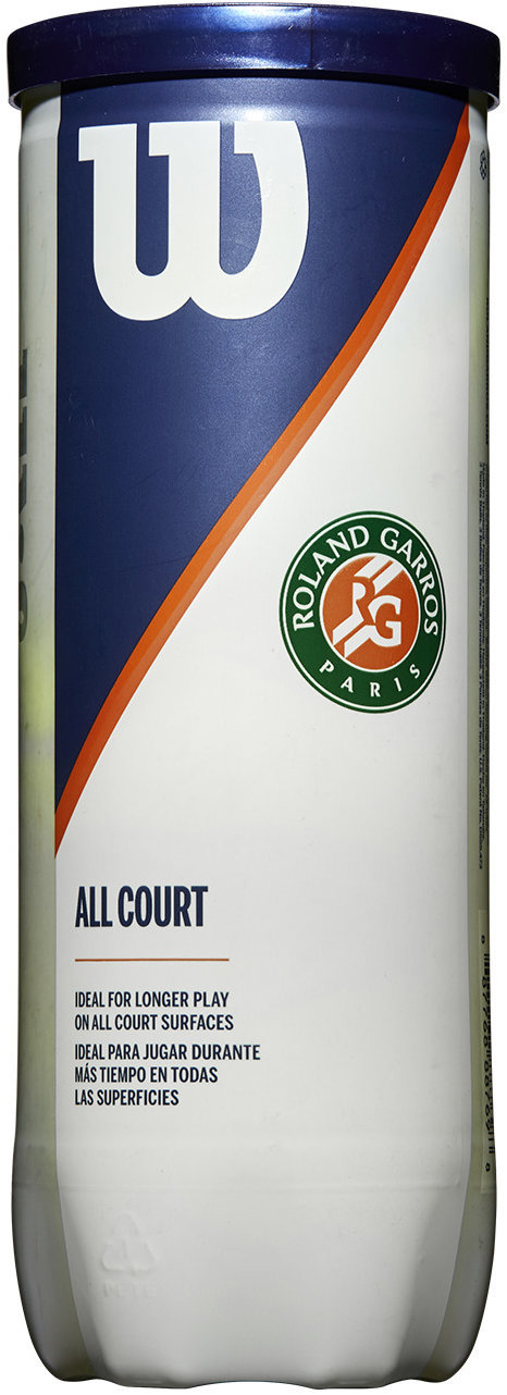 Wilson ROLAND GARROS ALL CT 3 darabos csomag Teniszlabda