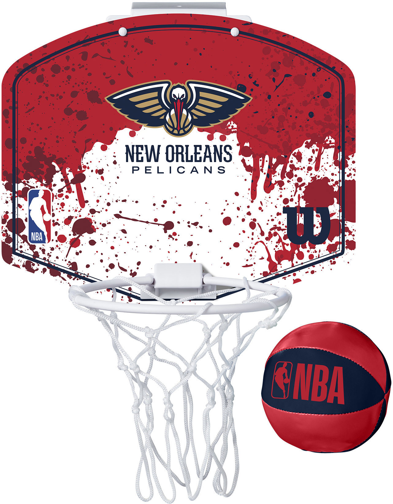 Wilson NBA TEAM MINI HOOP NO Pelicans Kosárlabda palánk