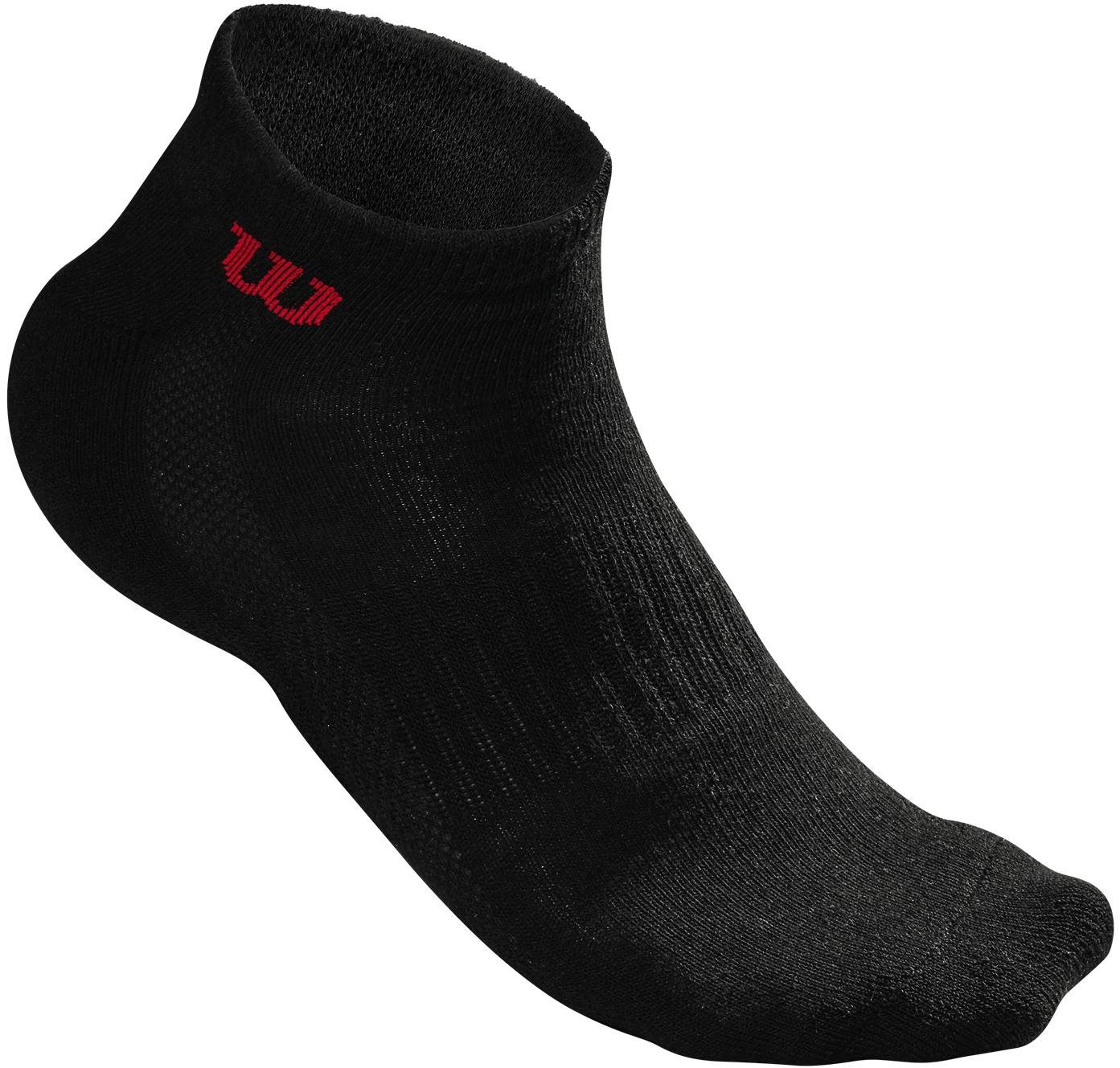 Wilson Quarter Sock Men's Black, 3 pár, 39-46 Zokni
