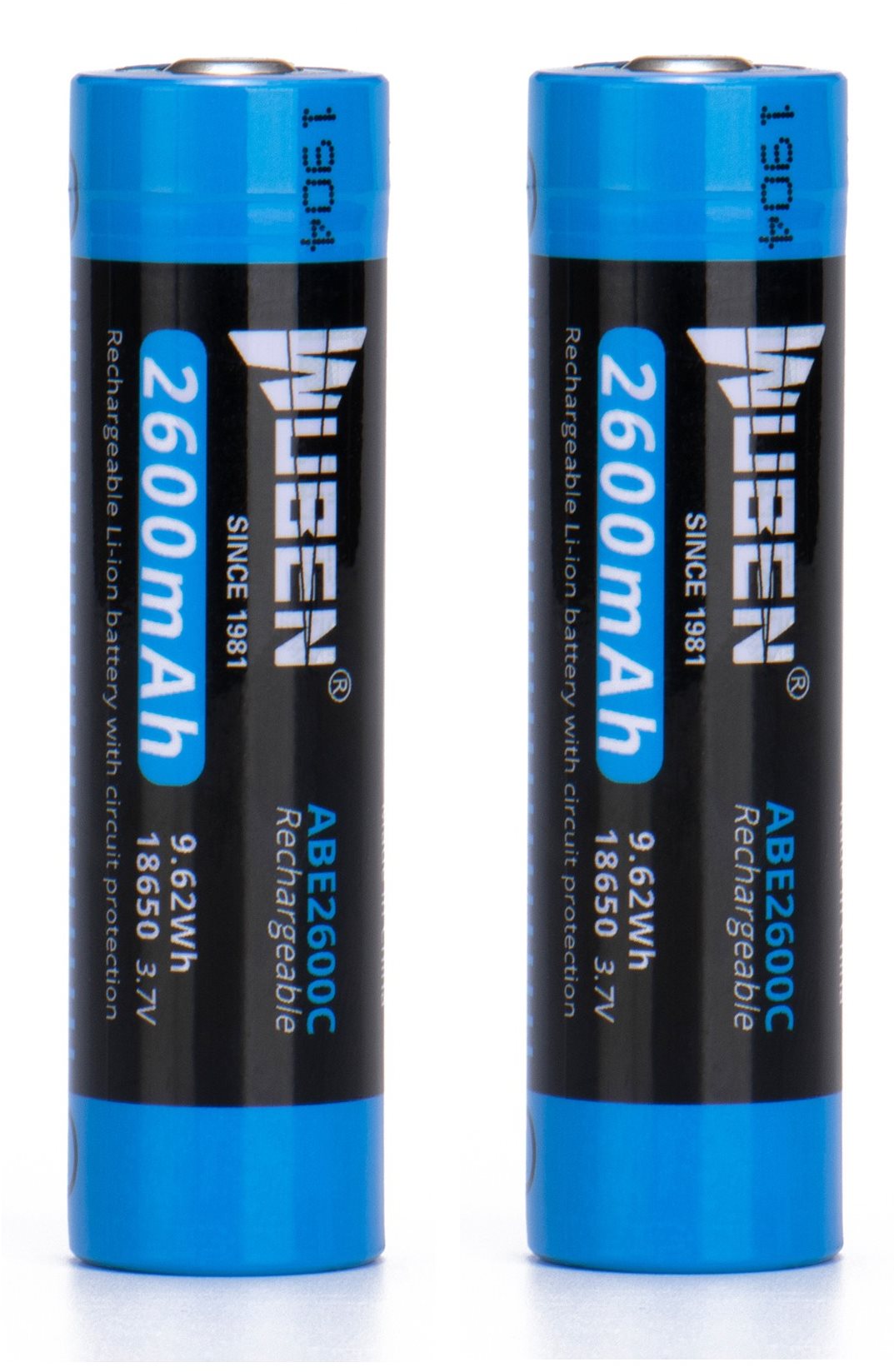 Wuben 18650 ABE2600C double Akumulátor