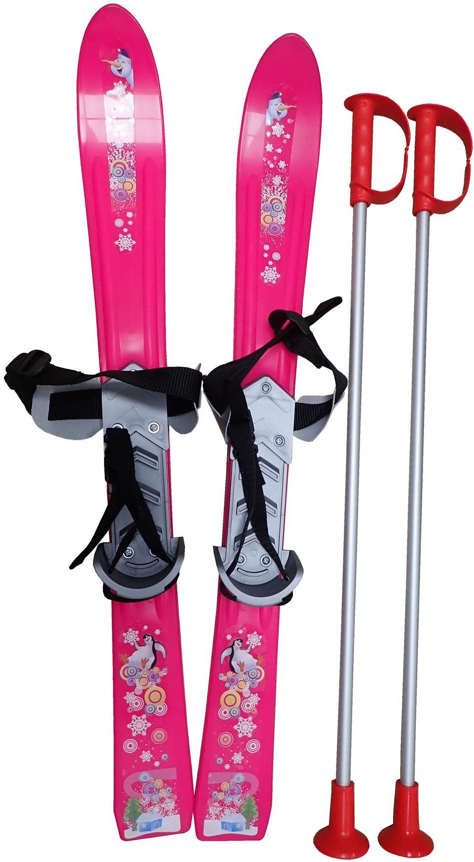 Plastkon LSP70-CRV Lyže detské 70 cm ružové Lyžiarska súprava