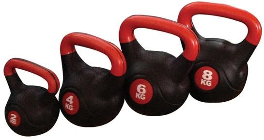 ACRA Činka s cementovou náplňou – 6 kg Kettlebell