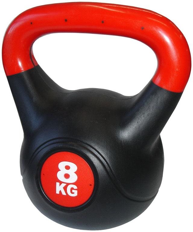 ACRA Činka s cementovou náplňou – 8 kg Kettlebell