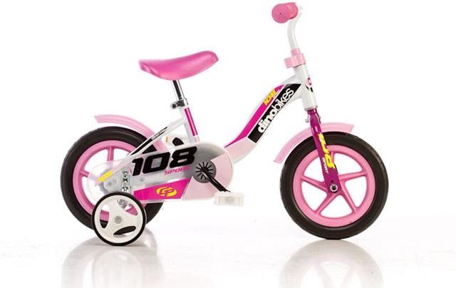 Dino bikes 10" růžová Dětské kolo