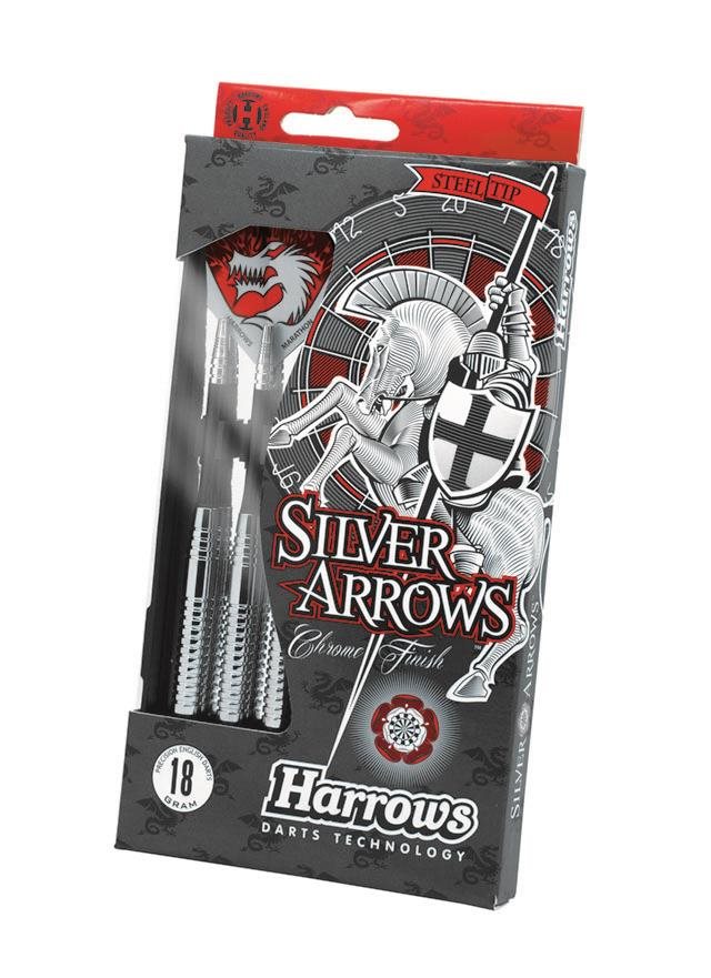HARROWS STEEL Silver Arrow 22 g Šípky