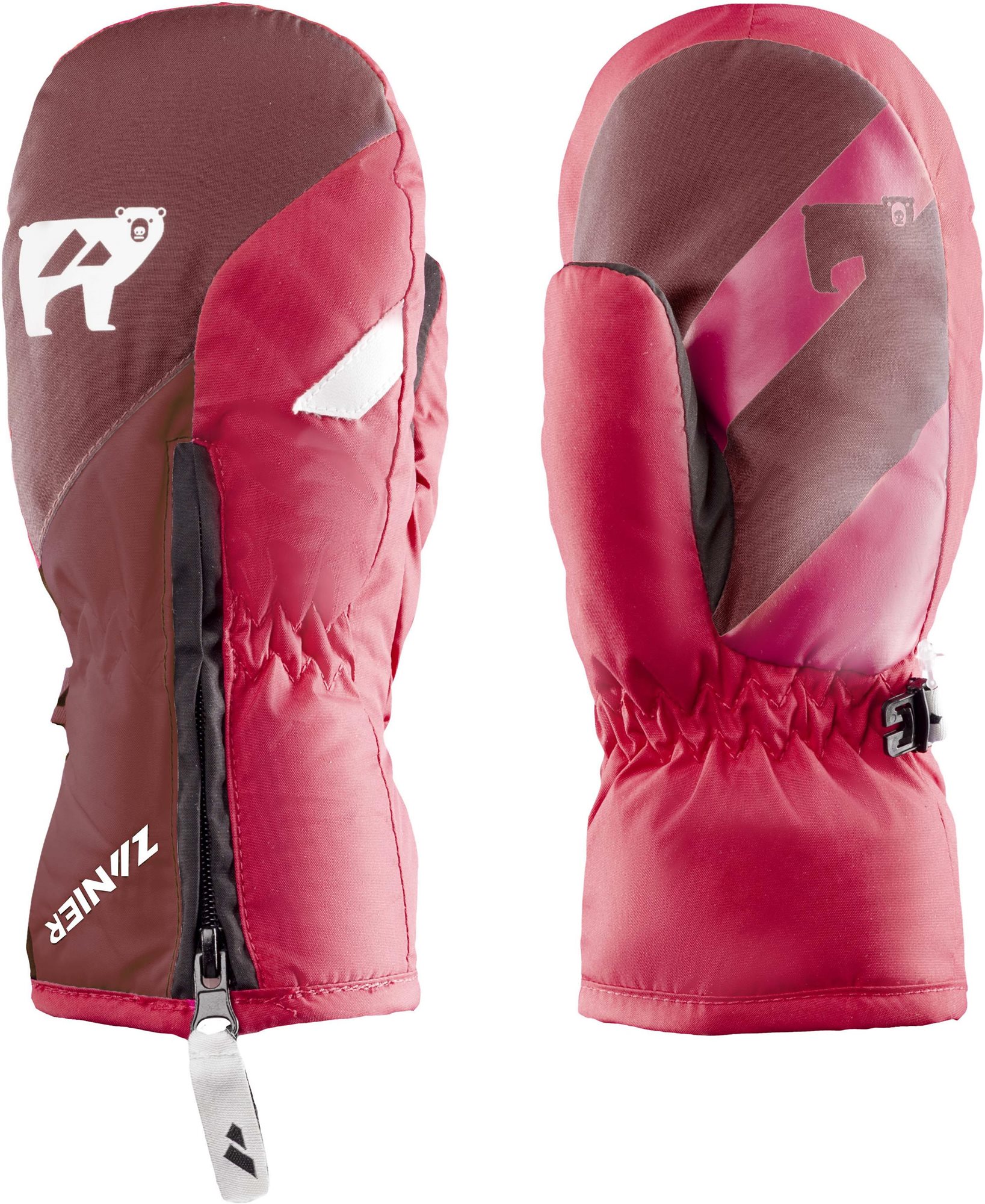 Zanier Sweety Mitten Red  veľ. 0 Lyžiarske rukavice