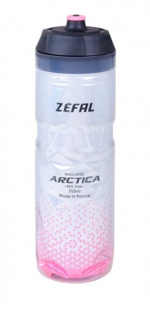 Zefal Arctica 75 new strieborná – ružová Fľaša na vodu