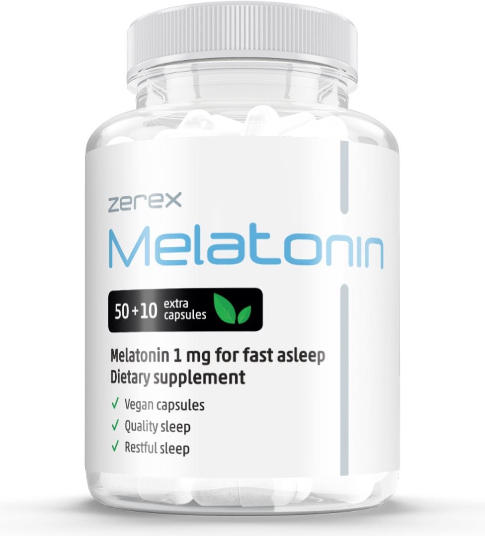 Melatonin Zerex Melatonin 60 kapslí Melatonín