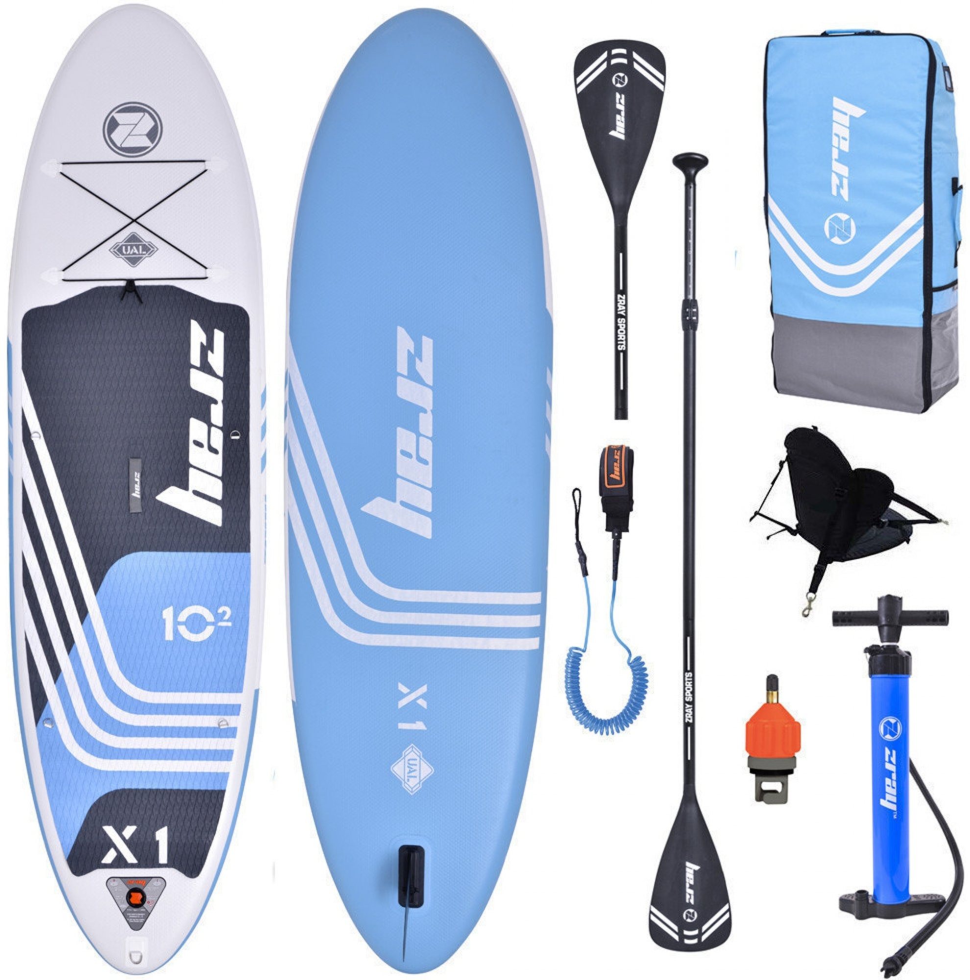 Z-RAY X1 Combo 10'2" × 32" × 6" Paddleboard