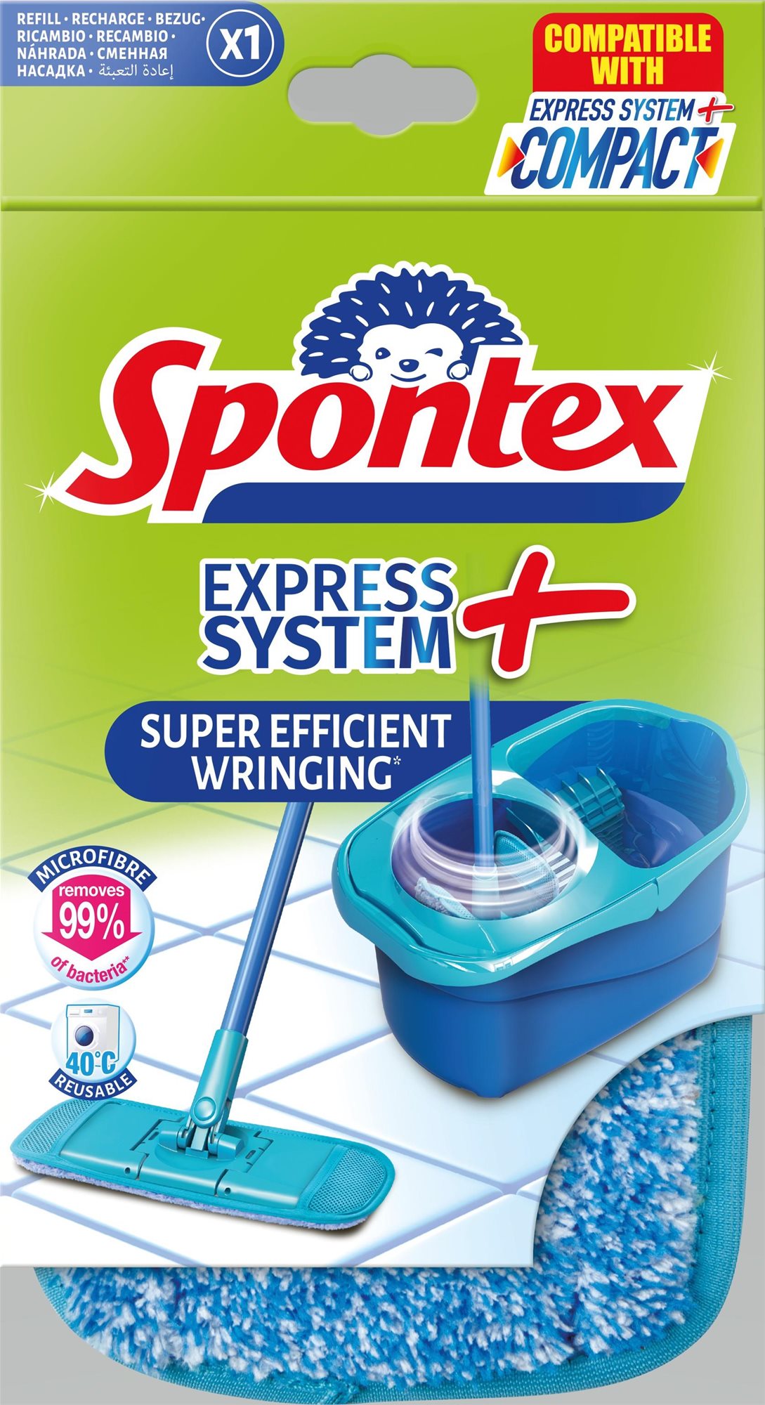 SPONTEX Express System+ náhrada Náhradný mop