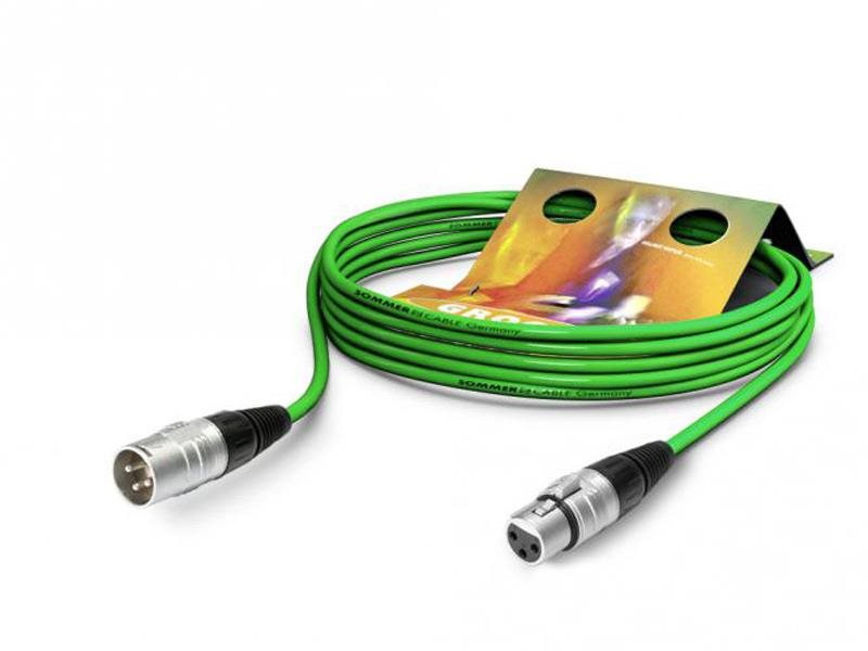 Sommer Cable SGHN-0300-GN Mikrofonkábel