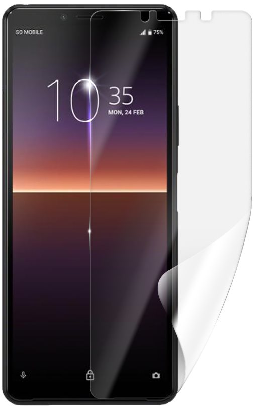 Bouclier d'écran SONY Xperia 10 II sur l'écran Film de protection