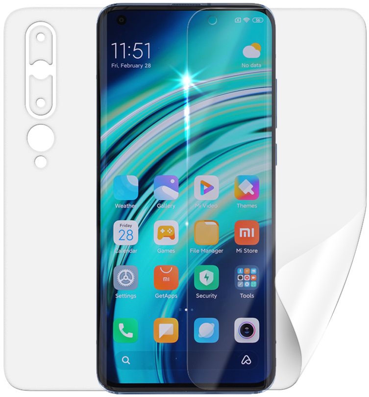 Screenshield XIAOMI Mi 10 for the Whole Body Film Screen Protector
