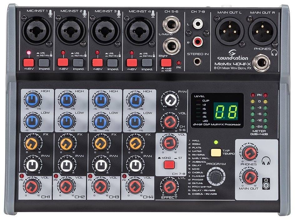 SOUNDSATION MIOMIX 404FX Mischpult Mischpult