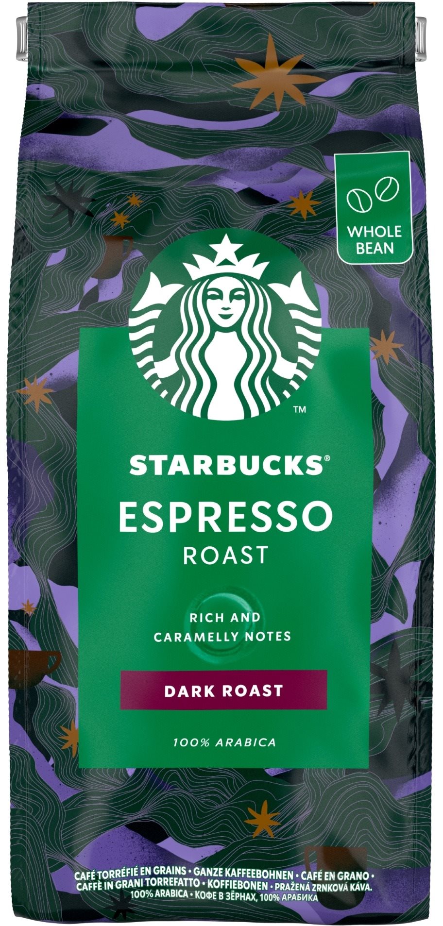 STARBUCKS® Espresso Roast, zrnková káva, 450 g Káva