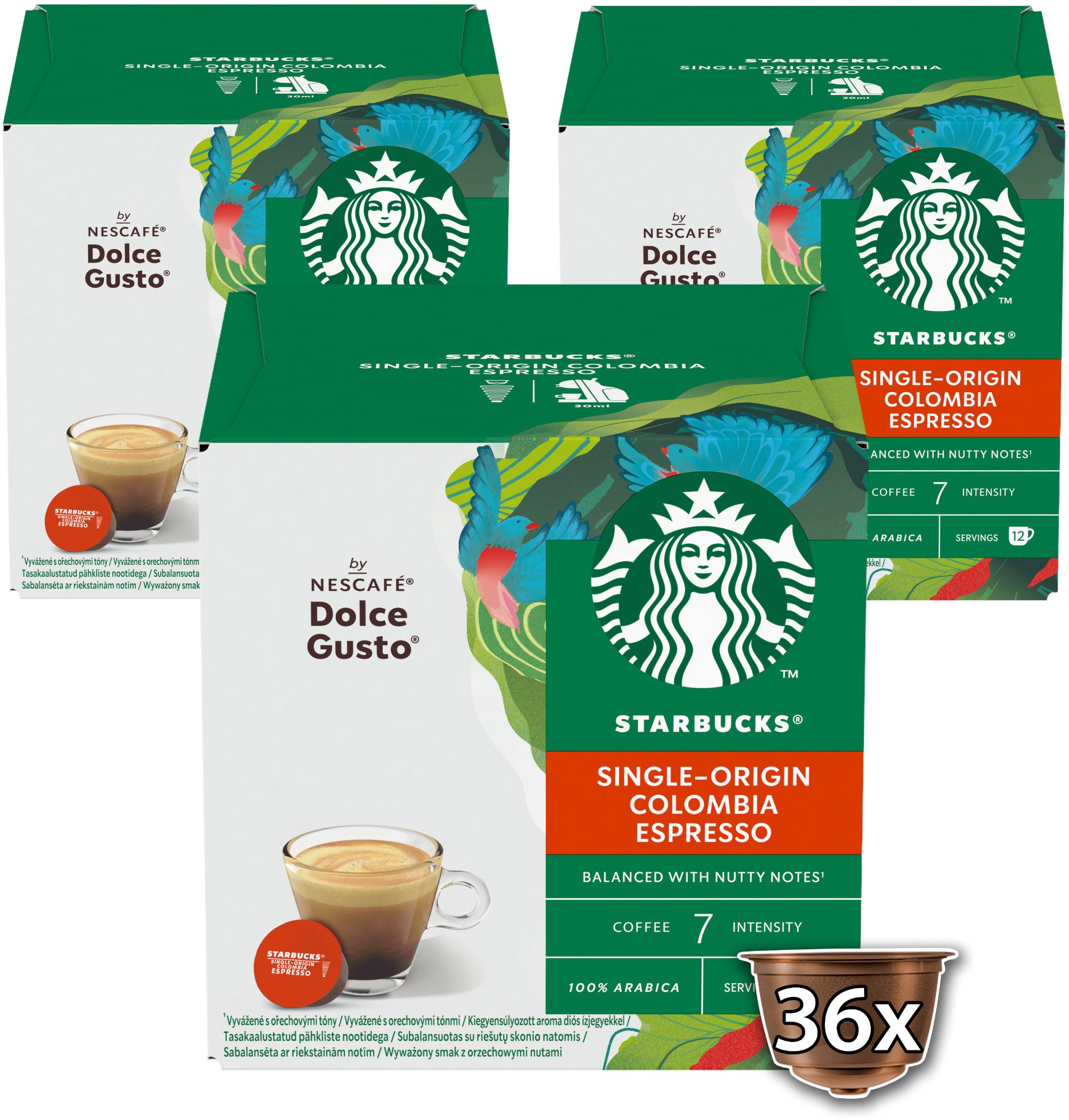 STARBUCKS® Espresso Colombia by NESCAFÉ® Dolce Gusto® - 36 kapsúl...