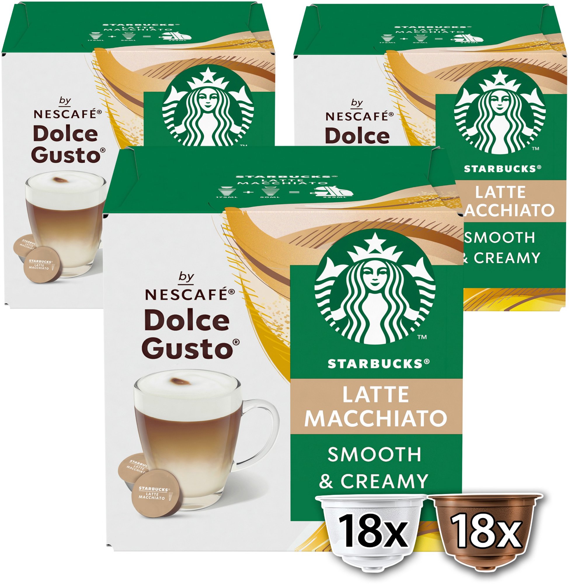 STARBUCKS® Latte Macchiato by NESCAFÉ® Dolce Gusto® - 36 kapsúl (18...