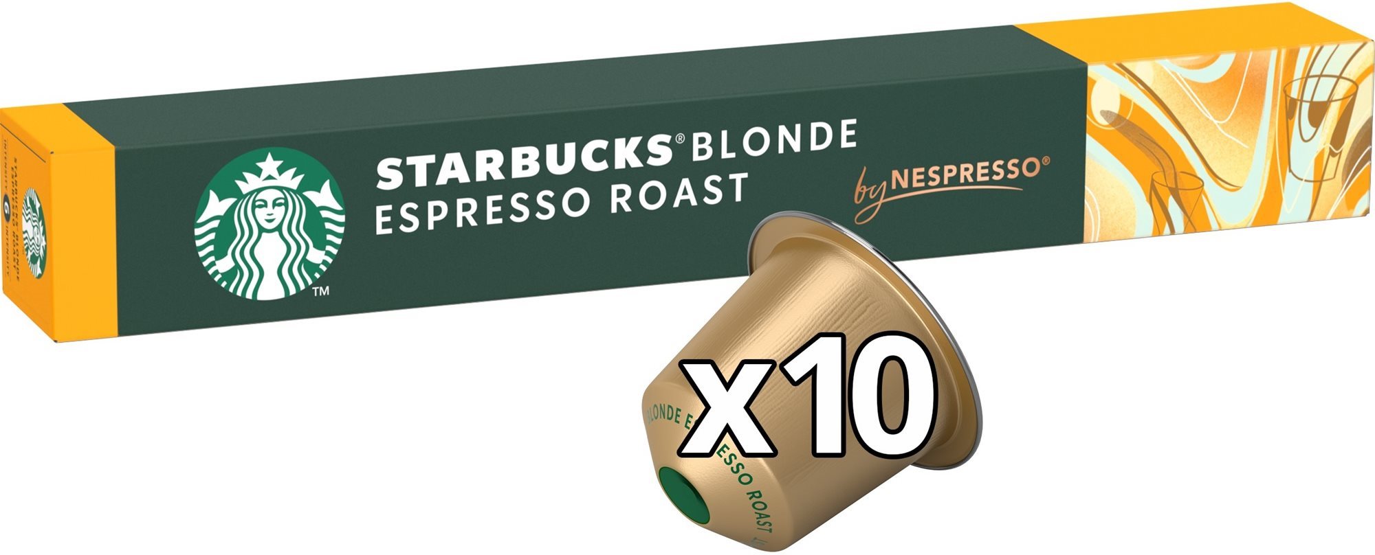 STARBUCKS® Blonde Espresso Roast by NESPRESSO®, Blonde Roast, 10db...