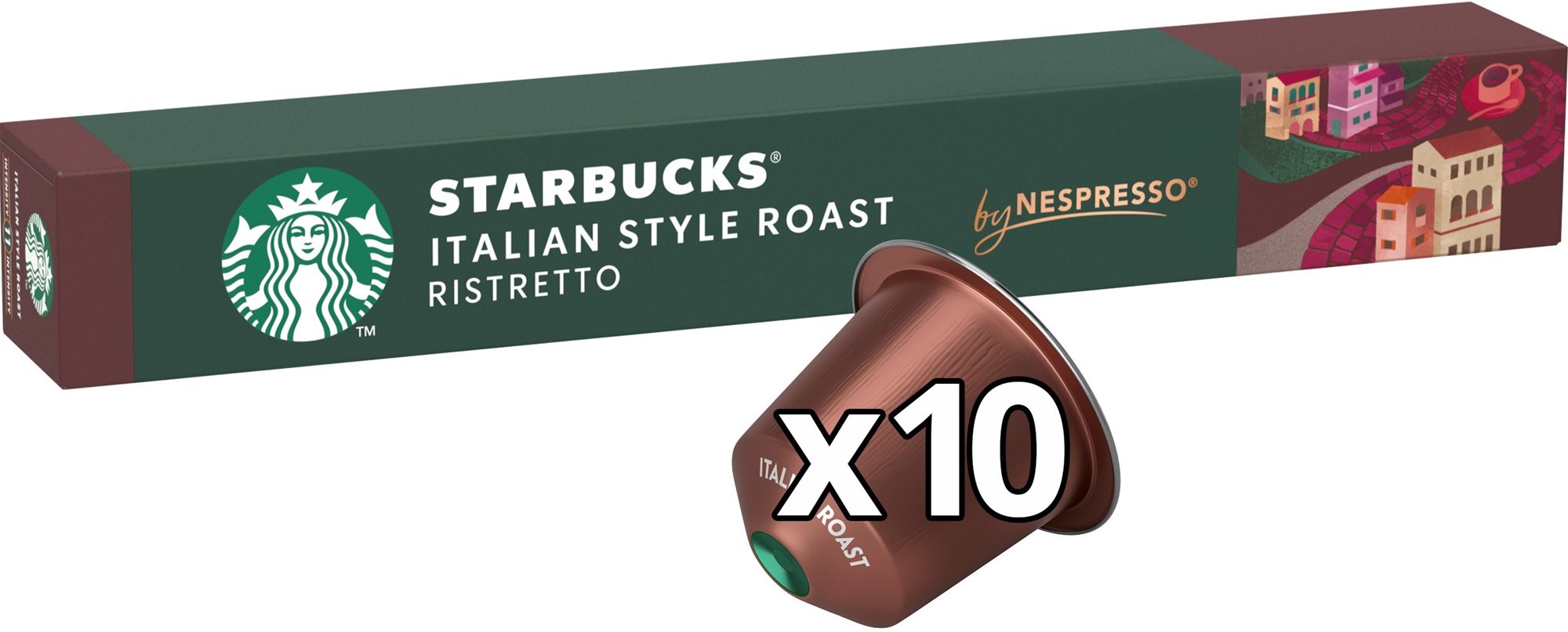 STARBUCKS® Italian Style Roast by NESPRESSO®, Dark Roast kávové...