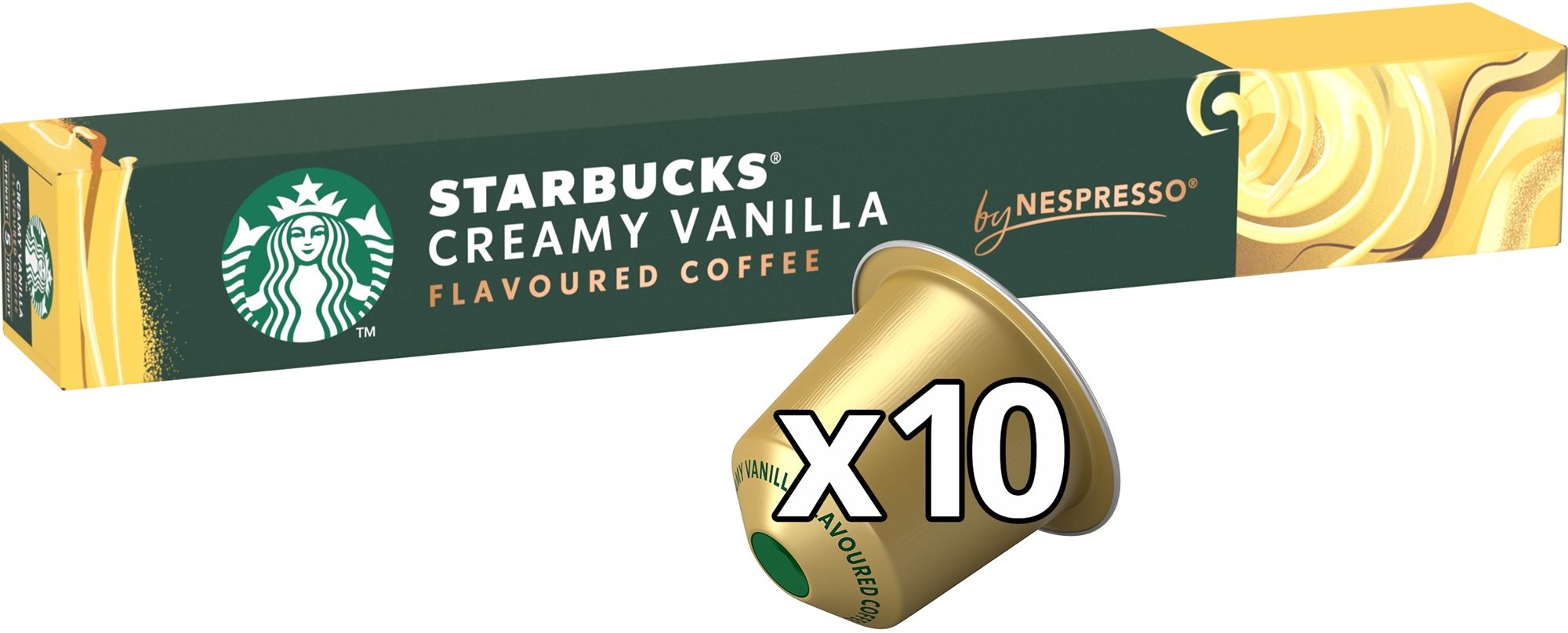 STARBUCKS® Creamy Vanilla by NESPRESSO®, Blonde Roast kávové...