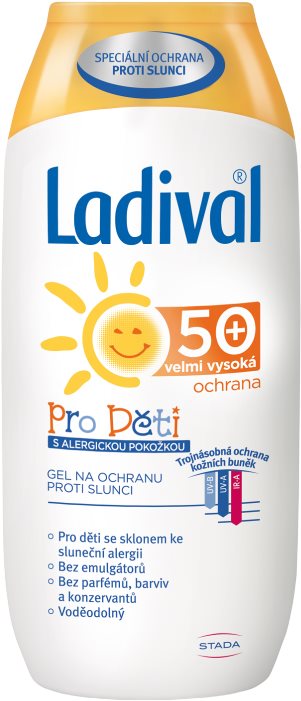 LADIVAL gyermek napozótej SPF 50+ 200 ml Naptej