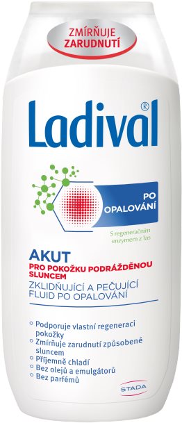 LADIVAL AKUT,  gél po opaľovaní 200 ml Mlieko po opaľovaní