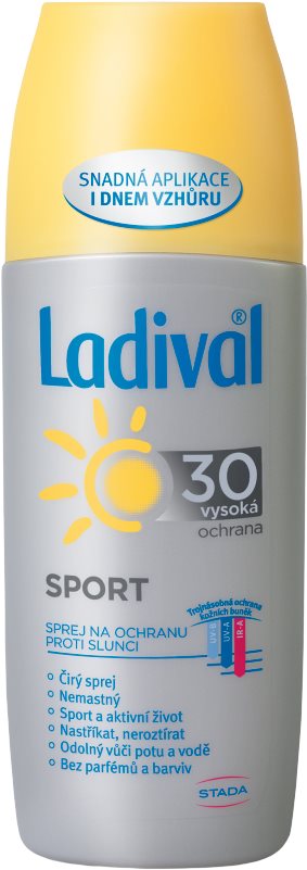 LADIVAL SPORT SPF30 Napozóspray 150 ml Napozó spray